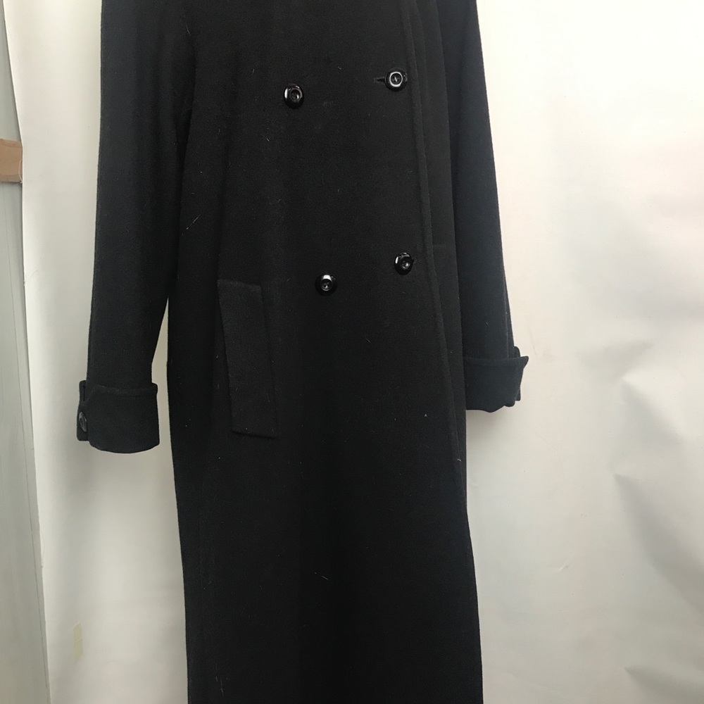 Donny Brook full length coat rabbit fur trim hood - Picture 10 of 11